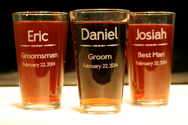 Wedding Party Glasses - Your design or ours